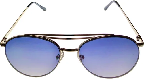 Vista 2 de Kenneth Cole REACTION Shiny Silver KC1365 10B - Lentes de sol de metal para hombre