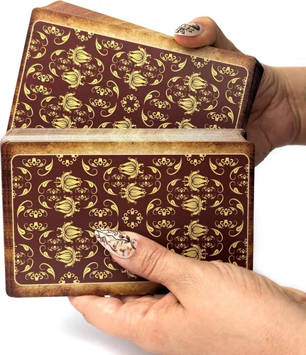 Vista 4 de Witchy Cauldron Baraja de cartas de tarot grande - Tarot gigante extragrande de 3.5 x 5.5 pulgadas con guía - Gran obra de arte vívida, RWS clásico