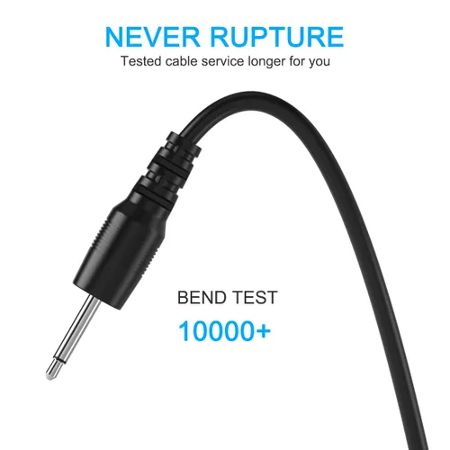 Vista 3 de SIOCEN Cable de carga CC de 0.098 in, cable de carga USB de 0.098 in, adaptador de corriente de repuesto original rápido y duradero, cable de carga