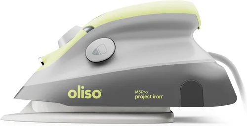 Vista 10 de oliso M3Pro Project Mini Steam Iron - Sewing, Quilting, Travel - Aqua