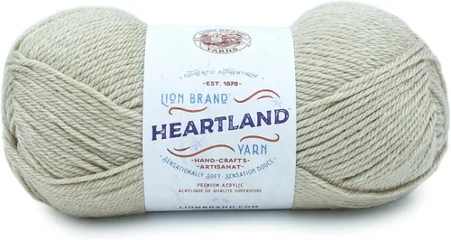Vista 81 de Lion Brand Yarn Heartland Yarn, Hilo de Peso Medio para Tejer, Ganchillo y Manualidades, 1 Paquete, Great Smoky Mountains Grandes Montañas Humeantes