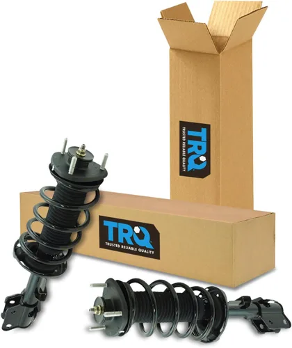 Vista 62 de TRQ - Conjunto de puntal delantero y resorte helicoidal (lados del conductor y del pasajero), para auto