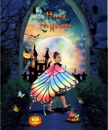 Vista 10 de MAGIFIRE Butterfly Wings for Girls & Kids – Butterfly Costume Wings