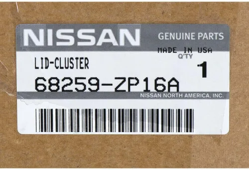 Vista 5 de Tapa de luneta OEM Nissan, panel, instrumento central para Nissan Frontier