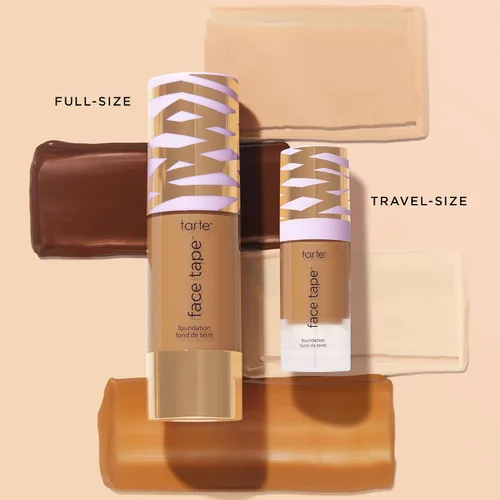 Vista 10 de tarte base de maquillaje face tape – Base de cobertura completa con acabado mate con Snow Mushroom y ácido hialurónico para hidratación, resistente