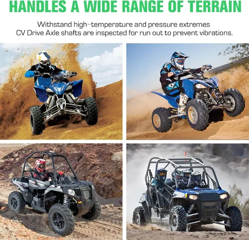 Vista 6 de Youxmoto Eje CV trasero izquierdo/derecho para Polaris Sportsman 450 HO (2016-2021) / 570 (2015-2022); 570 Touring/EPS/SP/X2 EPS, Eje CV de acero