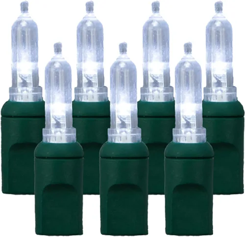 Vista 8 de Pro Christmas T5 LED Luces de Navidad - Juego de 70 luces de 5mm clásicas - Luces de fiesta profesionales de grado comercial