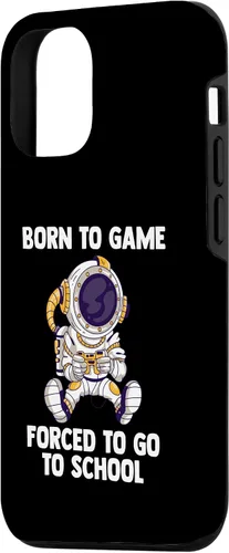 Vista 2 de iPhone 15 Born To Game - Astronauta de videojuegos - Funda para juegos de computadora