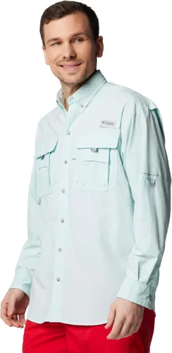 Vista 4 de Columbia Discontinued PFG Bahama II Camisa de manga larga para hombre Mañana helada