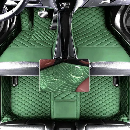 Vista 14 de Tapetes personalizados de cuero sintético para el 98 % de los sedán, SUV, deportivos, cobertura completa, lindas alfombras de automóvil para hombres