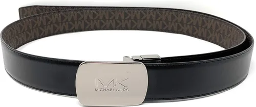 Vista 4 de Michael Kors Cinturón reversible de piel de PVC MK para hombre