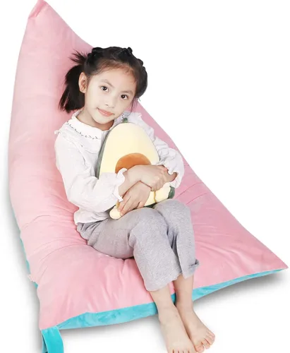 Vista 9 de LOLOMLO Funda para puf de almacenamiento de animales de peluche, lona con margaritas de felpa, artículos de almacenamiento y asiento sentado