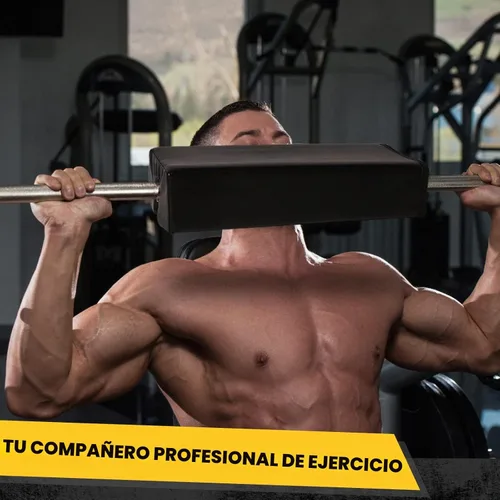 Vista 7 de POWER GUIDANCE Square Hip Thrust Pad Barbell Squat Pad Protective Pad for Barbell Bench Press, Barbell Hip Thrusts, Weight Lifting, Squats, Lunges