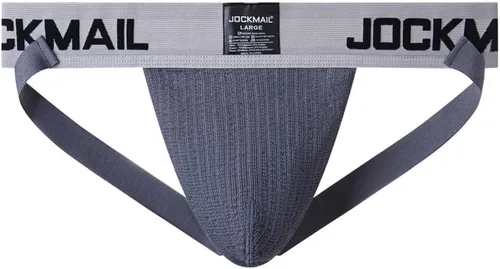 Vista 5 de JOCKMAIL Jockstrap Athletic Supporter Ropa interior Gimnasio Entrenamiento Correa Breve Hombres Tanga
