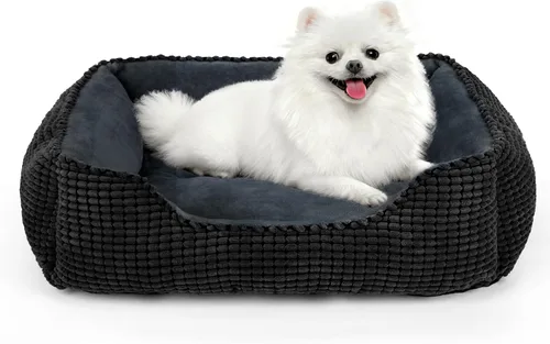Vista 10 de MIXJOY Cama Ortopédica Rectangular Lavable para Perros Pequeños, Medianos y Grandes, Suave Calmante, Cama Duradera para Cachorros Durmientes Cojín