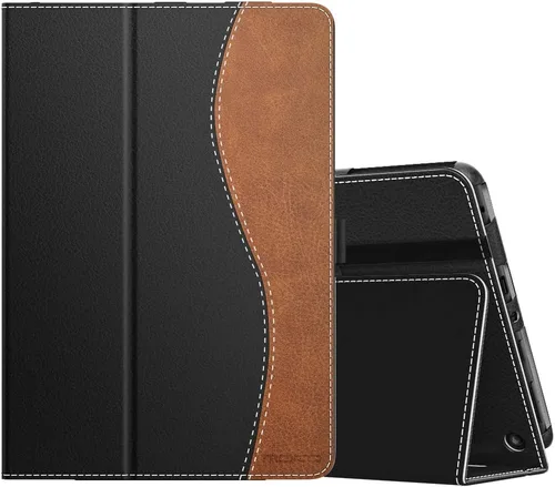 Vista 32 de MoKo - Funda compatible con la tablet Kindle Fire HD 8 y 8 Plus (10ª generación, versión de 2020), funda de soporte plegable y diseño delgado