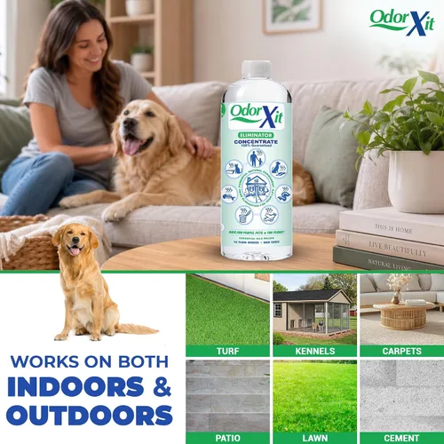 Vista 4 de Eliminador concentrado de olores de orina de mascotas, ideal para gatos, perros y olor a orina, neutralizador de olores versátil y natural para uso