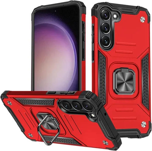 Vista 12 de HNHYGETE Funda para Samsung S23 con protector de pantalla HD: [grado militar de 20 pies probada en caídas] Funda protectora a prueba de golpes