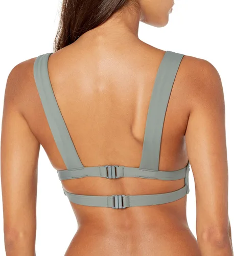 Vista 3 de Seafolly Top de bikini Active Banded Tri Bra oliva (active olive leaf)