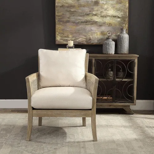 Vista 8 de Uttermost Sillón de ratán natural Encore