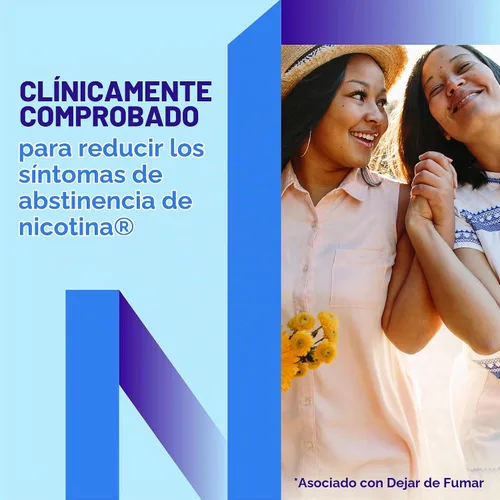 Vista 5 de Nicorette Mini pastillas de nicotina, 2 mg de ayuda para dejar de fumar, sabor a menta, 20
