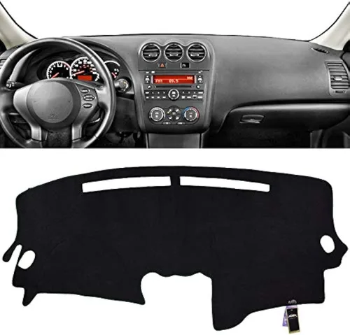 Vista 9 de XUKEY Alfombra de Cubierta para Tablero de Mandos para Land Rover LR3 LR4 Range Rover Sport 2006-2009 Accesorios para Coche Protector contra Rayos
