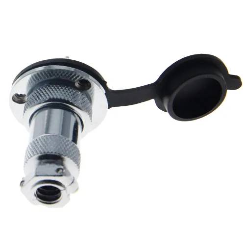 Vista 18 de Heyiarbeit Plata GX16 7A 2P Conector de Aviación Hembra Panel de Alambre Accesorios de chasis de alimentación Conector de metal Aviación 1 unids