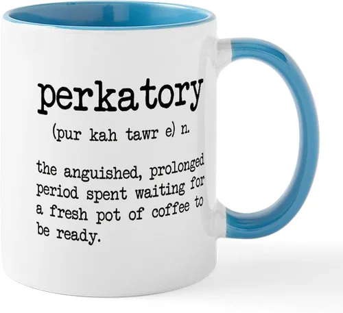 Vista 9 de CafePress Perkatory Mugs - Taza de café de cerámica de 11 oz (11.0 fl oz)