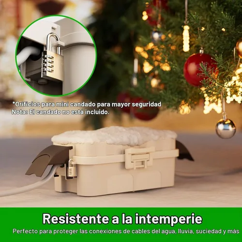 Vista 7 de Flemoon Pequeña caja eléctrica al aire libre, cubierta impermeable