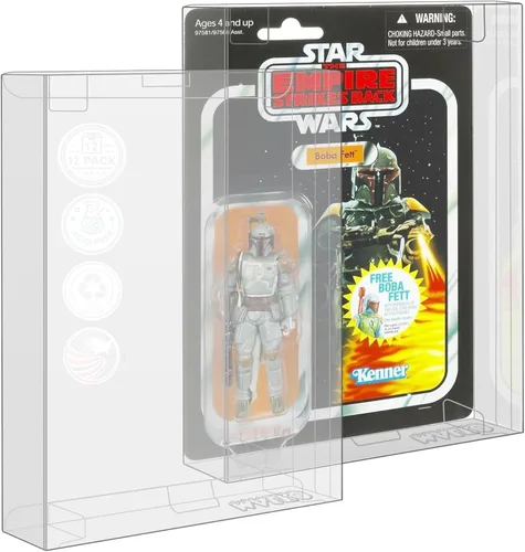 Vista 9 de Estuche protector para figuras de acción cardadas de 3.75 pulgadas Compatible con: Star Wars Marvel G.I Joe Plástico de 0.020 in de grosor