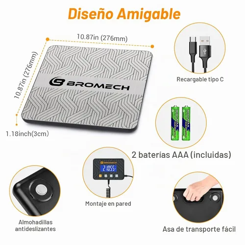 Vista 5 de Básculas Postales para Envío de Paquetes 440lb Báscula de Correo Digital Heavy Duty Alta Precisión 0.35oz Báscula de Franqueo con Pantalla Separada