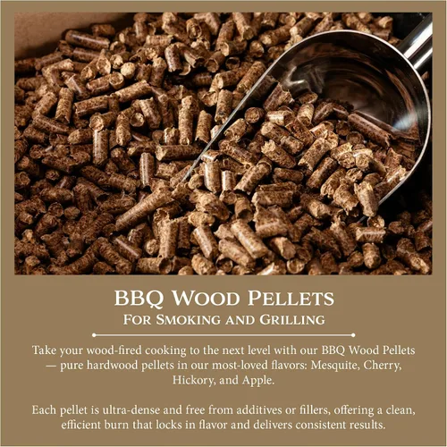Vista 2 de Cutting Edge Firewood Briquetas de madera de manzano para barbacoa – Briquetas de ahumado de madera dura totalmente natural para parrillas
