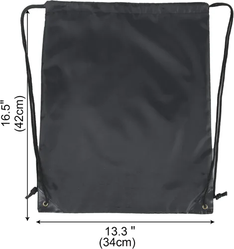 Vista 2 de BeeGreen Bolsa con cordón a granel para fiestas de cumpleaños, deportes, poliéster con cincha, para bricolaje, multiusos, para manualidades