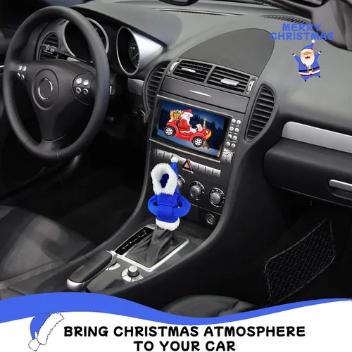 Vista 3 de Divertida mini sudadera con capucha para palanca de cambios, regalos para él y ella, accesorios de automóvil, decoración de cambio de marchas, idea