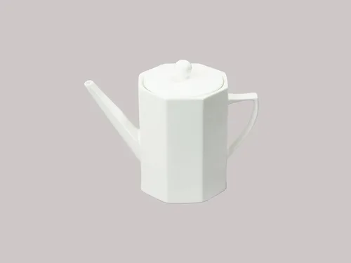 Vista 10 de Bone China - Forma de cono de porcelana, Elegance White Cup Espresso de 5 onzas y platillo, juego de 6 tazas y 6 platillos