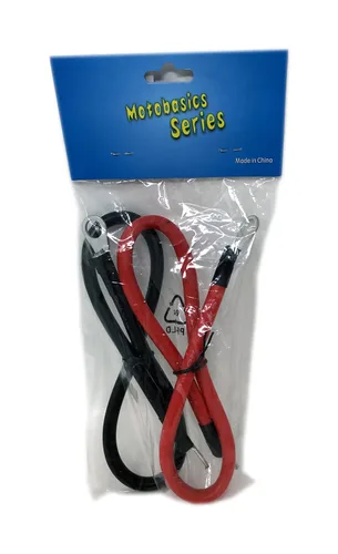 Vista 3 de Tetra-Teknica MotoBasics Series BI-01 - Juego de cables inversores de batería, 21 pulgadas, alambre de cobre estañado trenzado 6AWG
