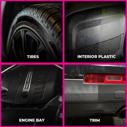Vista 2 de Legendary Car Care Bundle - Aderezo brillante de 16 onzas y spray limpiador de vidrio de 16 onzas