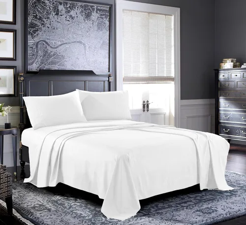 Vista 11 de Pure Bedding Juego de Sábanas Twin - Sábanas de Cama de Microfibra Ultra-Suave 1800 - Doble Cepillado - Bolsillos Profundos - Ajuste Fácil - Extra