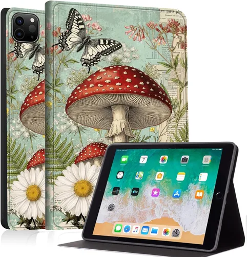 Vista 100 de Case for iPad mini A17 Pro (7th/6th Gen 2024/2021), Slim Shockproof Protective Cover with Auto Sleep/Wake, Durable PU Leather Multi-Angle Stand