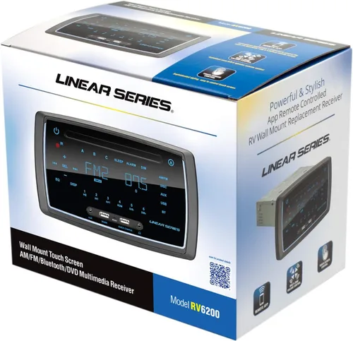 Vista 4 de Sistema estéreo de entretenimiento multimedia RV con Bluetooth/DVD/USB/AM/FM/MP3/AUX, receptor de 3 zonas