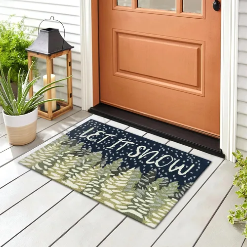 Vista 12 de Liora Manne FRONTPORCH - Alfombra duradera copetuda a mano para interiores y exteriores, decoración de aves de jardín de transición