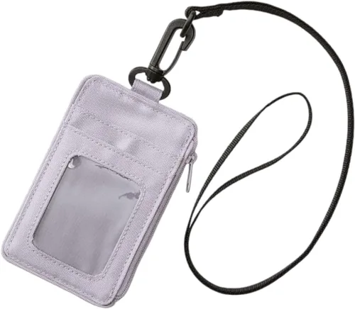 Vista 3 de Victoria's Secret Funda de identificación rosa con cordón para billetera, Rosa, Púrpura
