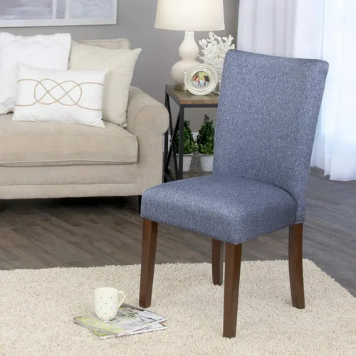 Vista 6 de HomePop Parsons - Silla clásica tapizada para comedor
