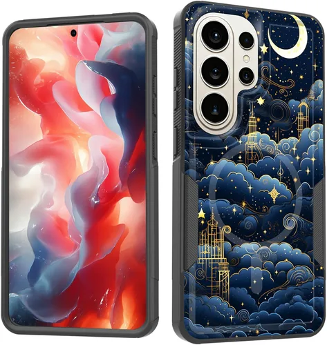 Vista 243 de Funda magnética para Galaxy A16 5G, [compatible con MagSafe] [protección contra caídas de grado militar] Funda resistente a prueba de golpes