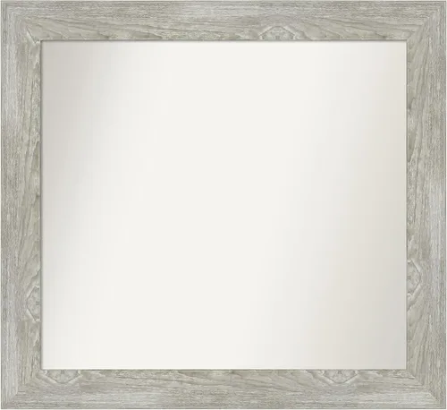 Vista 80 de Amanti Art Espejo personalizado, espejo de baño Alexandria Greywash, espejo de pared o espejo de tocador de baño sobre el fregadero