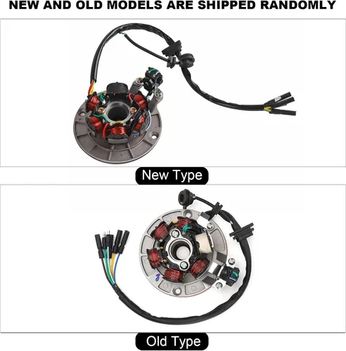 Vista 5 de Acouto Estator Magneto - Estator de encendido con placa magnética, estator magnético, repuesto para YX Kick Start Engine PIT PRO Trail Dirt Bike