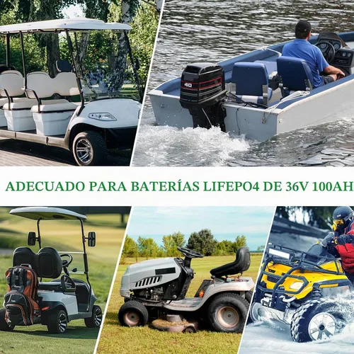 Vista 7 de Batería de carrito de golf LiFePO4 de litio de 36V 100Ah