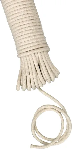 Vista 7 de Cuerda de algodón para colgar la ropa Household Essentials, 3/16 pulgadas, Algodón, 100