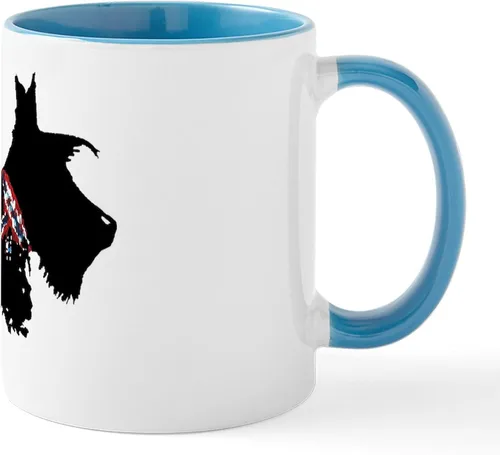 Vista 15 de CafePress Cloud Angel & Scotty Taza de café de cerámica (11 oz)