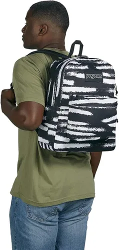 Vista 4 de JanSport SuperBreak Mochila para escuela viajes o trabajo con bolsillo para botella de agua